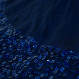 60" Navy Sequin Tree Skirt