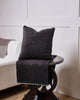 16" x 72" Black Velvet Table Runner