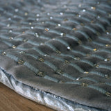 66" Grey Velvet Tree Skirt