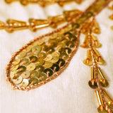 48" White Tree Skirt With Gold Tree Embroidery