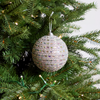4" Silver Multicolor Jewel Ornament Set Of 8