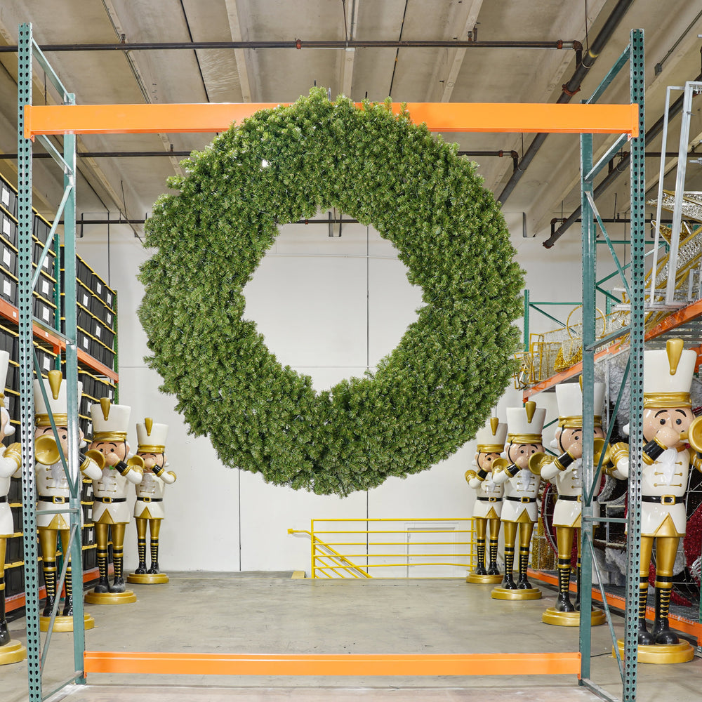 Commercial Wreath Unlit