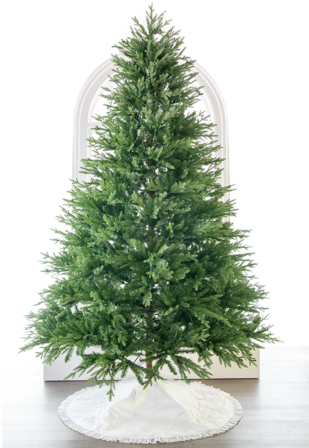 9 FT Kentucky Fir Tree Pre-Lit Multi Color LED Lights