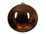 8" Shiny Shatterproof Ball Ornament Set Of 6