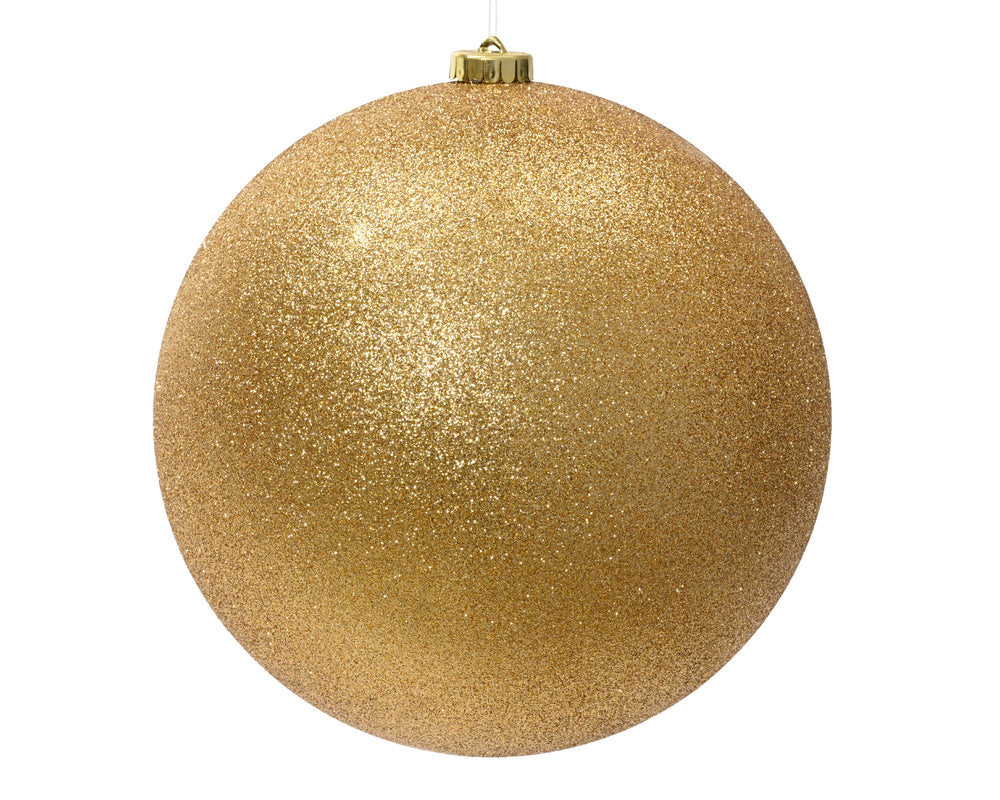 10" Glitter Shatterproof Ball Ornament Set Of 6