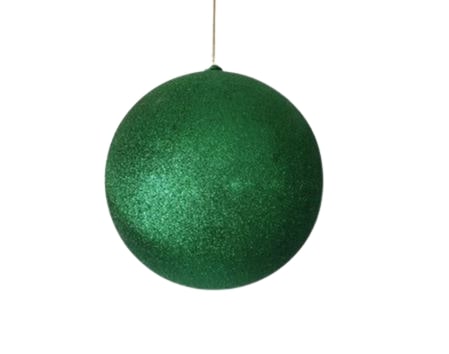 Set de 2 esferas inastillables brillantes de 25,4 cm