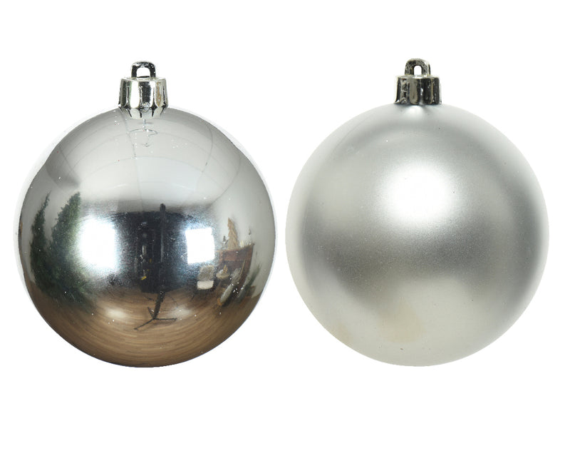 3" Shiny & Matte Shatterproof Ball Ornament Set Of 36