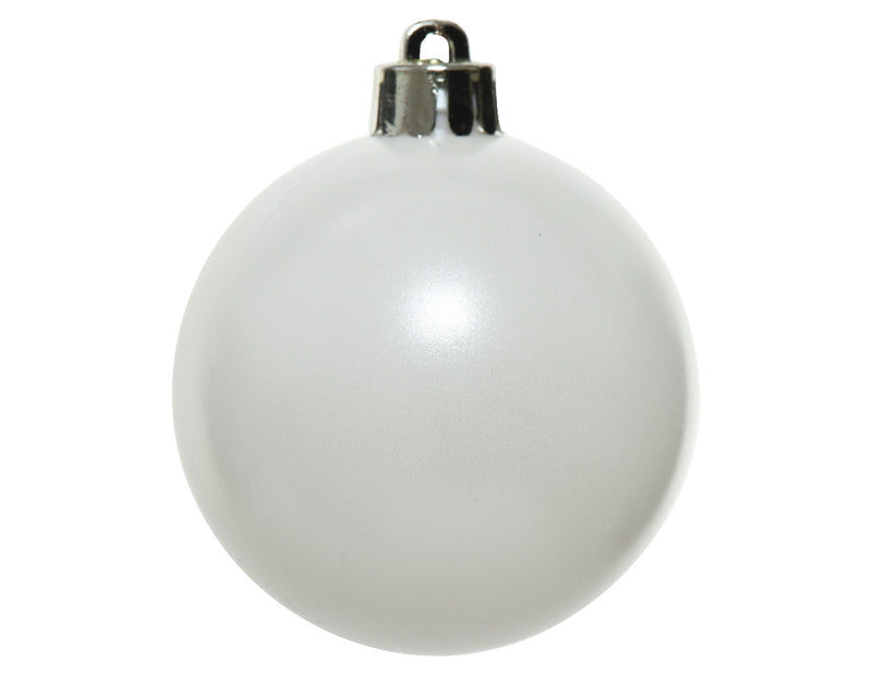 4" Shiny & Matte Shatterproof Ball Ornament Set Of 24