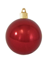 3" Shiny Shatterproof Ball Ornament With Wire Set Of 12