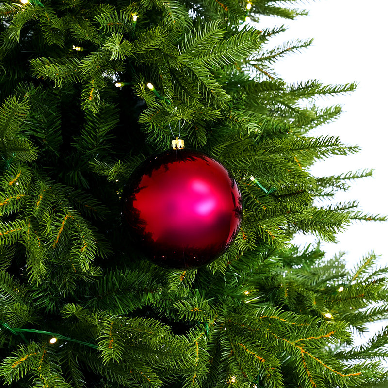 5.5" Shiny Shatterproof Ball Ornament Set Of 6