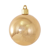 3" Shiny Shatterproof Ball Ornament With Wire Set Of 12