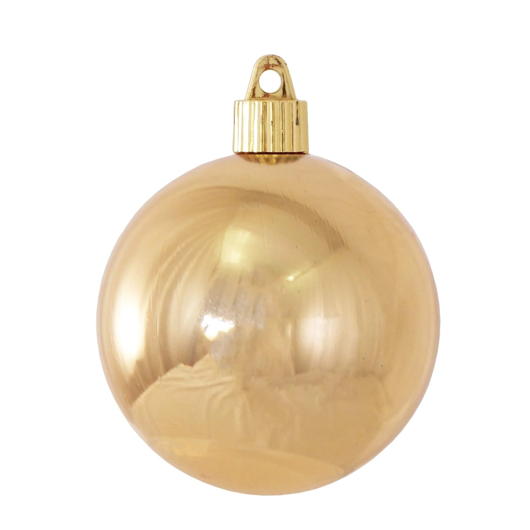 3" Shiny Shatterproof Ball Ornament With Wire Set Of 12