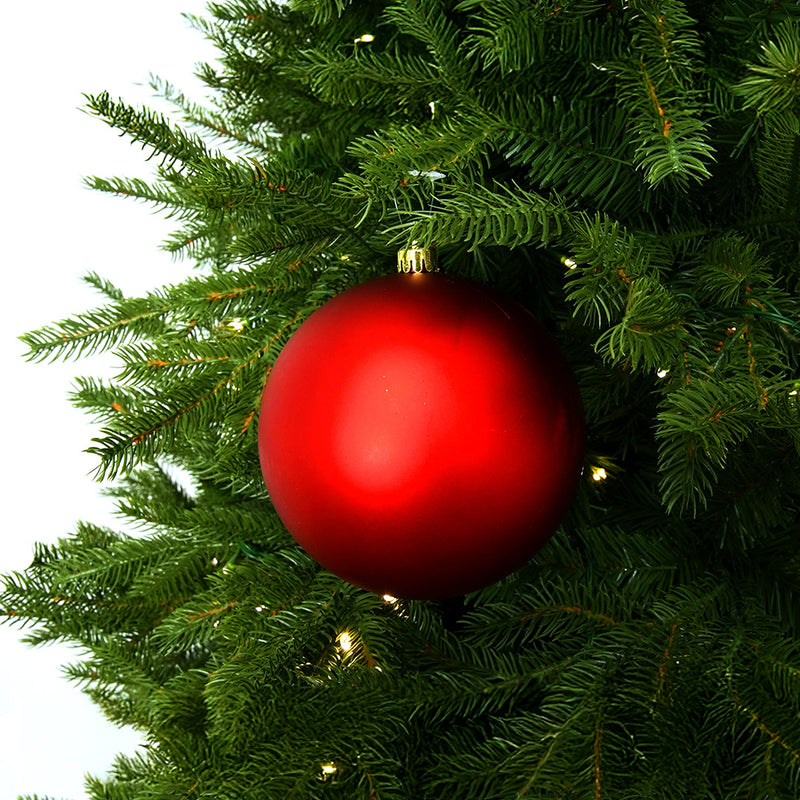 5.5" Shiny Shatterproof Ball Ornament Set Of 6