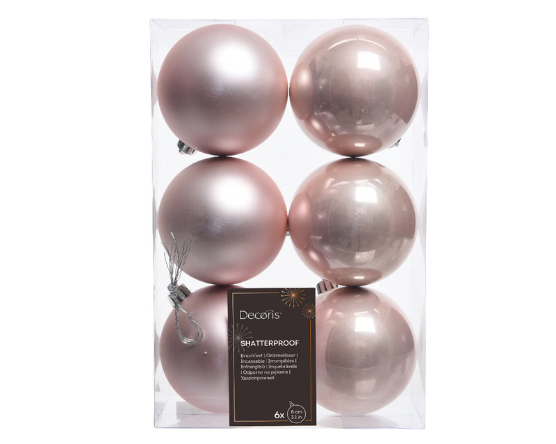 3" Shiny & Matte Shatterproof Ball Ornament Set Of 36