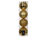 5.5" Shiny & Matte Shatterproof Ball Ornament Set Of 16