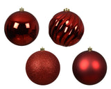 5.5" Shiny & Matte Shatterproof Ball Ornament Set Of 16