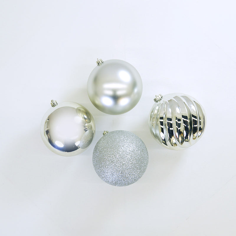5.5" Shiny & Matte Shatterproof Ball Ornament Set Of 16