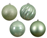 5.5" Shiny & Matte Shatterproof Ball Ornament Set Of 16