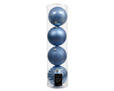 5.5" Shiny & Matte Shatterproof Ball Ornament Set Of 16