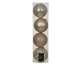 5.5" Shiny & Matte Shatterproof Ball Ornament Set Of 16