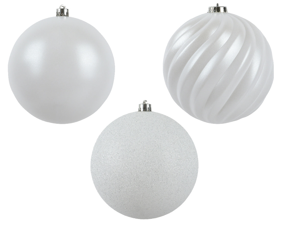 5.5" Shiny & Matte Shatterproof Ball Ornament Set Of 16