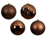 5.5" Shiny & Matte Shatterproof Ball Ornament Set Of 16