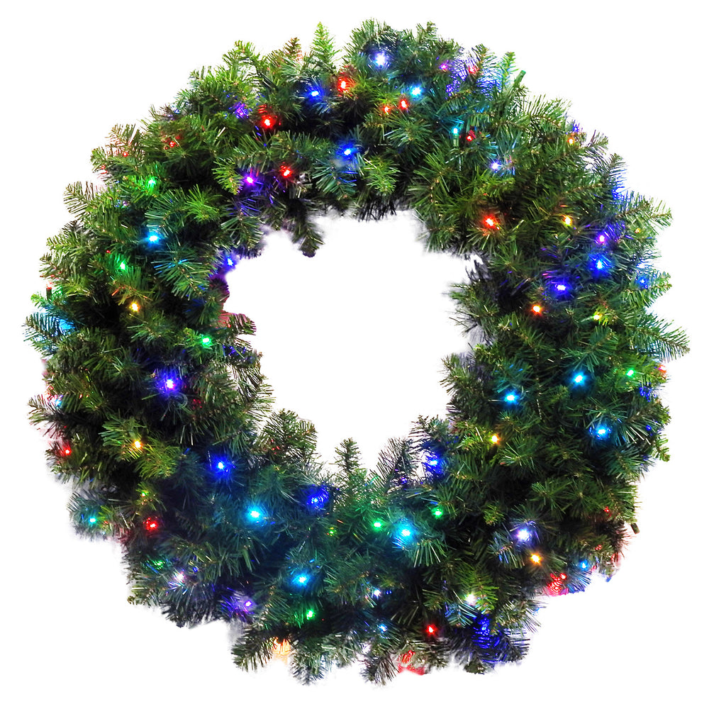 48" Dynamic RGB LED Wreath