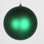 6" Holly Green Matte Ball Set Of 6