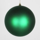 6" Matte Shatterproof Ball Ornament Set Of 6