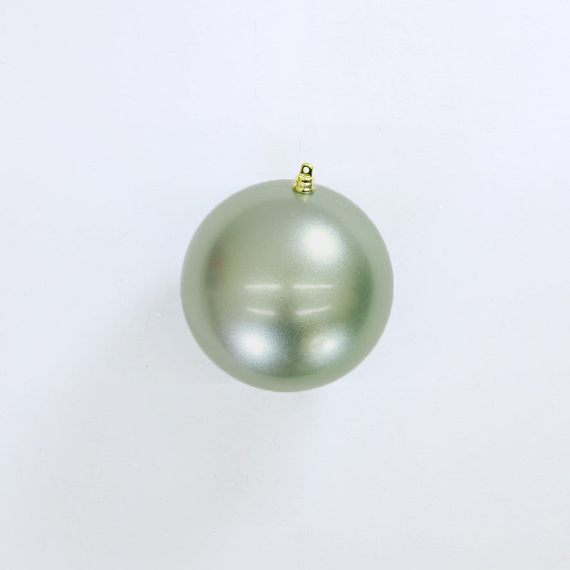 Juego de 6 adornos de bolas de caramelo brillantes de 6"