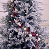 6 FT Champagne & Burgundy Ball Garland Shatterproof