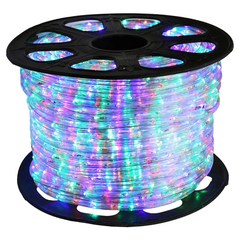 Cuerda de luz LED flexible de 150 pies, 1/2" de diámetro