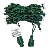 50 LED 5MM Dynamic RGB Lights With Green Cord