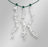 18" Icicle 15 LED Classic White Lights With White Wire