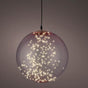 Pink Micro LED Hanging Ball