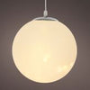 Bola Colgante Esmerilada Micro LED Blanco Cálido de 14"