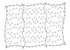 Warm White LED Trunk Light With 5MM Coaxial Grey Net