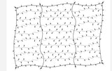 Pure White LED Trunk Net Light With 5MM Coaxial Grey Wire