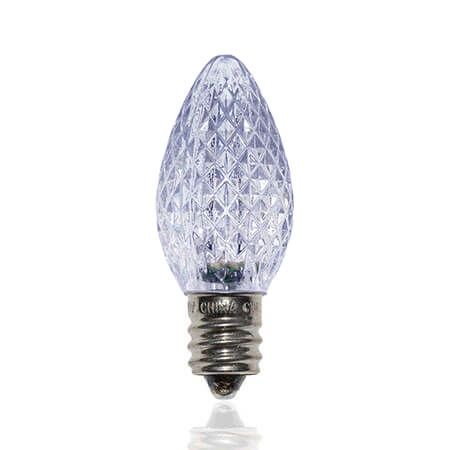 C7 LED Faceted Replacement Bulbs 25 Pack