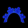 12 FT Blue & Pure White Twinkle LED Snowflake Archway