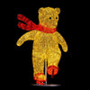 8 FT Warm White Twinkle LED 3D Bear Skating