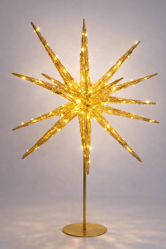3 FT 190LED Gold Warm White & Cool White Commercial Tree Topper