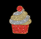 4 FT  X 5 FT LED Warm White, Red & White Cupcake