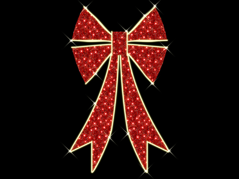 5 FT Bow Red & Warm White LED