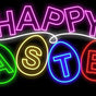 5.5 FT X 2 FT Happy Easter LED Sign