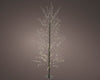 5 FT 1350 LED Warm White Micro Tree With Black Trunk