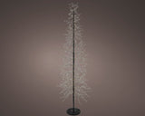 Árbol de 2048 luces LED clásicas cálidas, 2,74 m y tronco negro