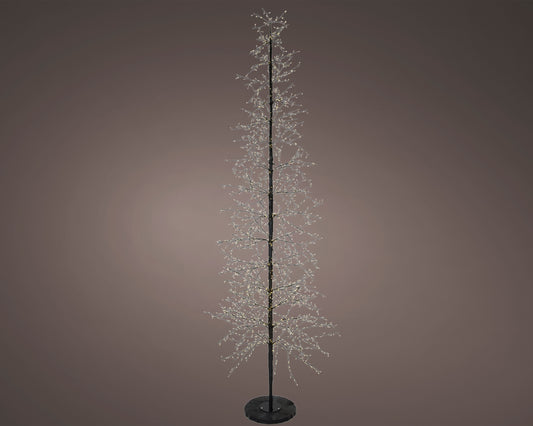 9 FT 2048 LED Classic Warm Micro Tree With Black Trunk