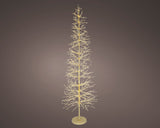 9 FT 2048 LED Warm White & Classic Warm Micro Tree With Gold Trunk