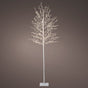 6 FT Micro Tree Warm White LED With White Trunk